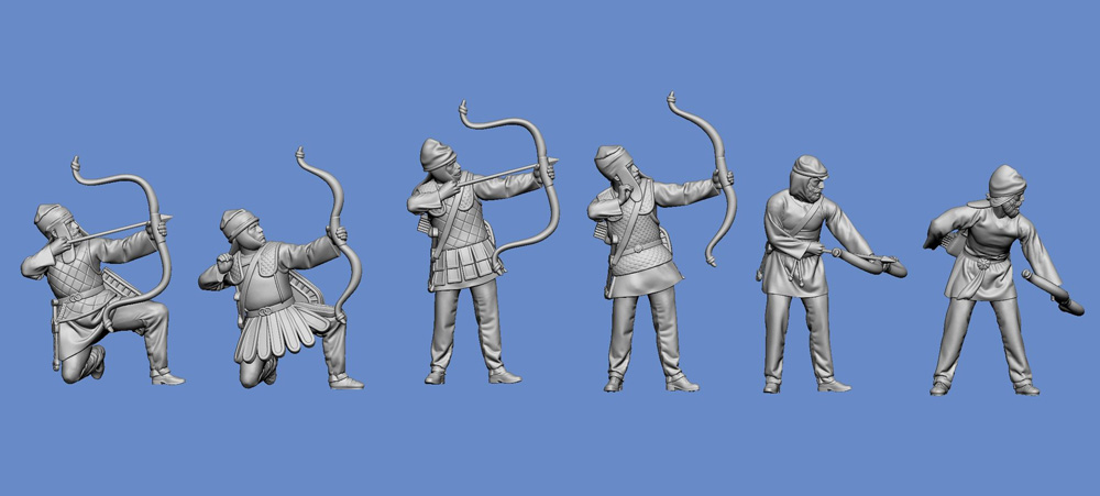 Persian light archers - set 1